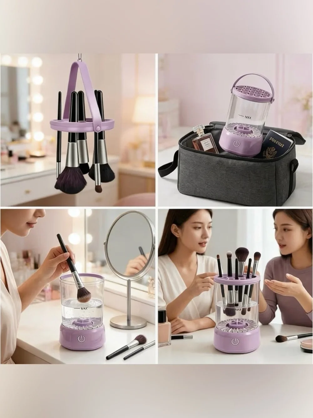9000 RPM Electric Makeup Brush Cleaning Machine